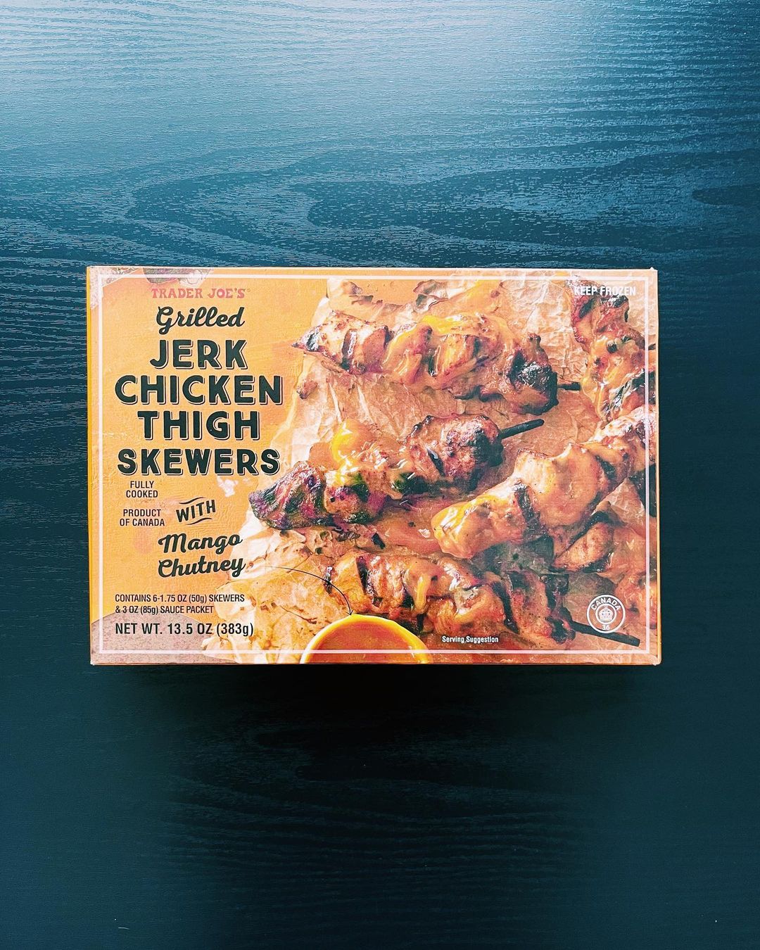 Trader Joe’s Grilled Jerk Chicken Thigh Skewers with Mango Chutney Reviews